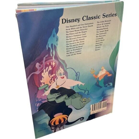 Walt Disney Pictures The Little Mermaid Hardcover Book - Picture 5 of 13
